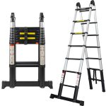 2,20 Meter ALDORR Professional - Telescopic folding ladder