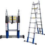 2,50 Meter ALDORR Home - Telescopic folding ladder