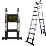 2,80 Meter ALDORR Professional - Telescopic folding ladder