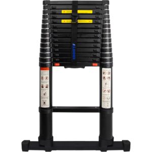 Teleskopstege 4,80 meter med teleskopisk stabilisatorstång - ALDORR Professional