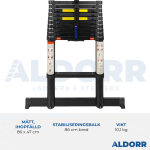 Teleskopstege 3,20 meter - ALDORR Professional