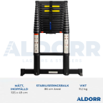 Teleskopstege 4,80 meter - ALDORR Professional