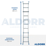 Multistege 4x3 steg 2,80 meter - ALDORR Home