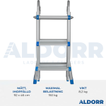 Multistege 4x3 steg 2,80 meter - ALDORR Home