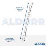 Multistege 4x5 steg 5,70 meter – ALDORR Professional