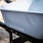 ALDORR Skottkärra - 170 Liter - Stål - 1 Luftdäck