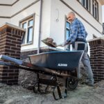 ALDORR Skottkärra - 170 Liter - Poly - 1 Luftdäck