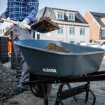 ALDORR Skottkärra - 170 Liter - Poly - 1 Luftdäck