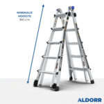 Multistege 4x5 steg 5,70 meter – ALDORR Professional