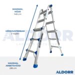 4×3 ALDORR Home – Multistege – 3,00 Meter 