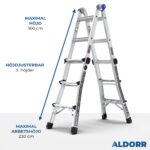 Multistege 4x3 steg 3,30 meter – ALDORR Professional