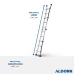 Multistege 4x3 steg 3,30 meter – ALDORR Professional