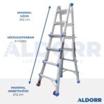Multistege 4x4 steg 4,10 meter – ALDORR Home