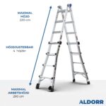 Multistege 4x4 steg 4,50 meter – ALDORR Professional