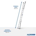 Multistege 4x4 steg 4,50 meter – ALDORR Professional