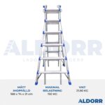 Multistege 4x6 steg 6,30 meter – ALDORR Home