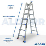 Multistege 4x4 steg 4,10 meter – ALDORR Home