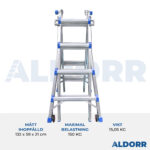 Multistege 4x4 steg 4,10 meter – ALDORR Home